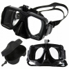 Potápačská maska okuliare GAT 49F1 MASKA DO NURKOWANIA GOPRO čierna Potápačská maska okuliare GAT 49F1 MASKA DO NURKOWANIA GOPRO čierna