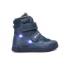 Chlapčenské LED svietiace zimné čižmy D.D.STEP 25 Modrá Chlapčenské LED svietiace zimné čižmy D.D.STEP 25 Modrá