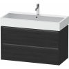 DURAVIT Ketho 2 závesná skrinka pod umývadlo, 2 zásuvky, 984 x 460 x 549 mm, dub čierny, K25278016160000 DURAVIT Ketho 2 závesná skrinka pod umývadlo, 2 zásuvky, 984 x 460 x 549 mm, dub čierny, K25278016160000