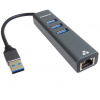 Adaptér PremiumCord USB-A na gigabitový 10/100/1000Mbps + 3x konektor USB3.0 Adaptér PremiumCord USB-A na gigabitový 10/100/1000Mbps + 3x konektor USB3.0