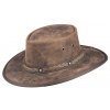 Barmah Squashy Bronco – hnedý skladací kožený klobúk z Austrálie Veľkosť: 61 cm (XL) Barmah Squashy Bronco – hnedý skladací kožený klobúk z Austrálie Veľkosť: 61 cm (XL)