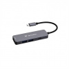 VERBATIM Dokovací stanice USB-C, 4v1, HDMI, USB-C PD, USB 3.0, USB 2.0, šedá 32155 VERBATIM Dokovací stanice USB-C, 4v1, HDMI, USB-C PD, USB 3.0, USB 2.0, šedá 32155