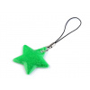 Reflexný prívesok / tiahlo hviezda zelená pastelová 1ks Reflexný prívesok / tiahlo hviezda zelená pastelová 1ks