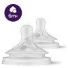 Avent Philips cumlík Natural Response 6 na kašu 2 ks transparentni Avent Philips cumlík Natural Response 6 na kašu 2 ks transparentni