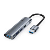 C-TECH UHB-U3-AL, USB Hub, 4x USB 3.2 Gen 1, hliníkové tělo UHB-U3-AL C-TECH UHB-U3-AL, USB Hub, 4x USB 3.2 Gen 1, hliníkové tělo UHB-U3-AL