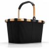 Košík Carrybag so zlatým rámom čierny Košík Carrybag so zlatým rámom čierny