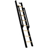 Minka STAIRS Priame rebríkové schodisko Strong smrk/čierna, 8 schodov, 199 cm Minka STAIRS Priame rebríkové schodisko Strong smrk/čierna, 8 schodov, 199 cm
