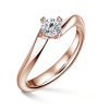 Freya | Zásnubný prsteň so stredovým diamantom 0.400ct, ružové zlato 48