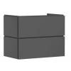 Hansgrohe Xilesa E Umývadlová skrinka, 62x78x47 cm, 2 zásuvky, matná sivá 54260760-HG Hansgrohe Xilesa E Umývadlová skrinka, 62x78x47 cm, 2 zásuvky, matná sivá 54260760-HG