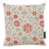 Vianočný vankúš s bavlnenou obliečkou Butter Kings Snowflake Frost, 45 x 45 cm Vianočný vankúš s bavlnenou obliečkou Butter Kings Snowflake Frost, 45 x 45 cm