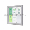 Vonkajšia magnetická uzamykateľná vitrína slim 750 × 705 mm (6 × A4) Vonkajšia magnetická uzamykateľná vitrína slim 750 × 705 mm (6 × A4)