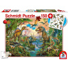 SCHMIDT Puzzle Dinosaury 150 dielikov + darček (tetovačky) SCHMIDT Puzzle Dinosaury 150 dielikov + darček (tetovačky)