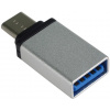Adaptér PremiumCord USB-C/male - USB3.0 A/female, strieborný, OTG Adaptér PremiumCord USB-C/male - USB3.0 A/female, strieborný, OTG