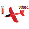 Teddies Lietadlo hádzací polystyrén 22cm, 4 farby Teddies Lietadlo hádzací polystyrén 22cm, 4 farby