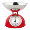Váha kuchynská retro KÖNIG HC-KS60R červená Váha kuchynská retro KÖNIG HC-KS60R červená
