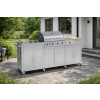 Nerezová záhradná grilová kuchyňa s drezom BestBerg BBBQ-29SS / 5 horákov / 17,2 kW / strieborná Nerezová záhradná grilová kuchyňa s drezom BestBerg BBBQ-29SS / 5 horákov / 17,2 kW / strieborná