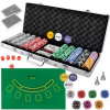 Malatec Poker - sada 500 žetónov v kufríku HQ 23529