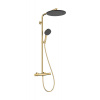 Hansgrohe Raindance Alive S Puro - Showerpipe 300 1jet EcoSmart+, s termostatom Ecostat Element, leštený vzhľad zlata 24594990 Hansgrohe Raindance Alive S Puro - Showerpipe 300 1jet EcoSmart+, s termostatom Ecostat Element, leštený vzhľad zlata 24594990