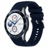 Silikónový remienok pre Oppo Watch X a X2 a OnePlus 2, 2R a 3 - Tmavo modrý Silikónový remienok pre Oppo Watch X a X2 a OnePlus 2, 2R a 3 - Tmavo modrý