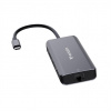 VERBATIM Dokovací stanice USB-C, 6v1, RJ45, HDMI, USB-C PD, 3xUSB 3.0, šedá 32157 VERBATIM Dokovací stanice USB-C, 6v1, RJ45, HDMI, USB-C PD, 3xUSB 3.0, šedá 32157