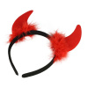 Rappa Čertí rohy červené s peřím Rappa Čertí rohy červené s peřím