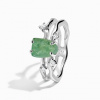 Royal Fashion rhodiovaný prsteň Pozitíva s drahokamom zeleným apatitom a bielymi zafírmi SKA-R002-SILVER-GREENAPATITE Velikost: 10 (EU: 61-63) Royal Fashion rhodiovaný prsteň Pozitíva s drahokamom zeleným apatitom a bielymi zafírmi SKA-R002-SILVER-GREENAPATITE Velikost: 10 (EU: 61-63)