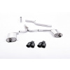 Milltek Sport výfukový systém cat-back pro Audi A4 3.0 TDi B8 quattro Sedan a Avant 2008-2011, černé koncovky Milltek Sport výfukový systém cat-back pro Audi A4 3.0 TDi B8 quattro Sedan a Avant 2008-2011, černé koncovky