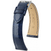 Kožený remienok Hirsch London L 04307080-2, modrý, z kože aligátora, dĺžka L, Quick Release Kožený remienok Hirsch London L 04307080-2, modrý, z kože aligátora, dĺžka L, Quick Release