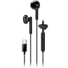 Genius HS-M366 Headset, drátový, do uší, mikrofon, ovládání hlasitosti, 360° rotační klip, USB-C, černý 31710033400 Genius HS-M366 Headset, drátový, do uší, mikrofon, ovládání hlasitosti, 360° rotační klip, USB-C, černý 31710033400