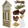 Wamar Veľký drevený hotel pre hmyz 90 cm – záhradný domček pre včely a motýle (DIY set alebo zložený) Typ: DIY set na zloženie Wamar Veľký drevený hotel pre hmyz 90 cm – záhradný domček pre včely a motýle (DIY set alebo zložený) Typ: DIY set na zloženie