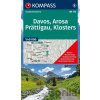 Davos, Arosa, Prättigau, Klosters 1: 40 000 - Kompass Davos, Arosa, Prättigau, Klosters 1: 40 000 - Kompass