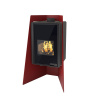 HS FLAMINGO Krbová kamna FLAMINGO DELUXE ® ISLAND, červená HS FLAMINGO Krbová kamna FLAMINGO DELUXE ® ISLAND, červená