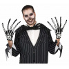 DLHÉ RUKAVICE S MOTÍVOM SKELETU KOSTRY PRSTOV DOPLNKY HALLOWEEN DLHÉ RUKAVICE S MOTÍVOM SKELETU KOSTRY PRSTOV DOPLNKY HALLOWEEN
