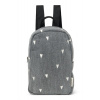 STUDIO NOOS - Denim Mini BACKPACK - batôžtek Grey Hearts STUDIO NOOS - Denim Mini BACKPACK - batôžtek Grey Hearts