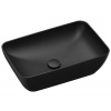 Ravak Keramické umyvadlo UNI 500 R SLIM Umyvadlo Uni 500 R Slim keramické černé mat XJX0D150000 Ravak Keramické umyvadlo UNI 500 R SLIM Umyvadlo Uni 500 R Slim keramické černé mat XJX0D150000
