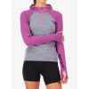 Mikina dámska Mons Royale Bella Merino Long Sleeve Hood - purple bolt/grey heather Mikina dámska Mons Royale Bella Merino Long Sleeve Hood - purple bolt/grey heather