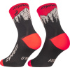 Ponožky DYNAFIT Traverse Mid Socks 0912 black out/ultra coral 35-38 Ponožky DYNAFIT Traverse Mid Socks 0912 black out/ultra coral 35-38
