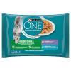 Purina One Indoor mini filetky s tuniakom a zelenými fazuľkami s teľacím a mrkvou v šťave 4 x 85 g Purina One Indoor mini filetky s tuniakom a zelenými fazuľkami s teľacím a mrkvou v šťave 4 x 85 g