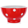 Banquet miska keramická červená s bodkami 13 cm Banquet miska keramická červená s bodkami 13 cm
