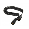 Špirálový Kábel S 2 7-Kolíkovými 12v Zástrčkami 5 M Špirálový Kábel S 2 7-Kolíkovými 12v Zástrčkami 5 M