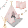 Nukido Teepee detský stan NK-406 svetloružový Nukido Teepee detský stan NK-406 svetloružový