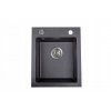 Kuchynská batéria - Umývadlo 40,5 x 48,5 cm 1-chamber čierny kovový (Kuchynská batéria - Umývadlo 40,5 x 48,5 cm 1-chamber čierny kovový) Kuchynská batéria - Umývadlo 40,5 x 48,5 cm 1-chamber čierny kovový (Kuchynská batéria - Umývadlo 40,5 x 48,5 cm 1-chamber čierny kovový)