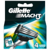 Gillette Mach3 náhradné hlavice 4ks Gillette Mach3 náhradné hlavice 4ks