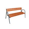 Manutan Parková lavička Vine s operadlom a podrúčkami Manutan Parková lavička Vine s operadlom a podrúčkami