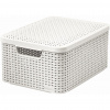 CURVER úložný box RATTAN M, 39,3 x 29,3 x 18,7 cm, biely, 03618-885 CURVER úložný box RATTAN M, 39,3 x 29,3 x 18,7 cm, biely, 03618-885