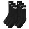 Vans Ponožky Vans, Classic Crew 6Pack black 2026 Velikost: 38,5-42 Vans Ponožky Vans, Classic Crew 6Pack black 2026 Velikost: 38,5-42