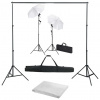 zahrada-XL Sada do fotoštúdia s pozadím, svetlami a dáždnikmi 3055086 zahrada-XL Sada do fotoštúdia s pozadím, svetlami a dáždnikmi 3055086