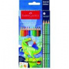 Pastelky FABER-CASTELL Grip Dino/10+3 metallic Pastelky FABER-CASTELL Grip Dino/10+3 metallic