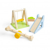 Bigjigs Toys Drevený nábytok do domčeka pre bábiky Vonkajšie ihrisko Bigjigs Toys Drevený nábytok do domčeka pre bábiky Vonkajšie ihrisko
