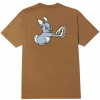 pánske tričko HUF BAD HARE DAY TEE Camel M pánske tričko HUF BAD HARE DAY TEE Camel M